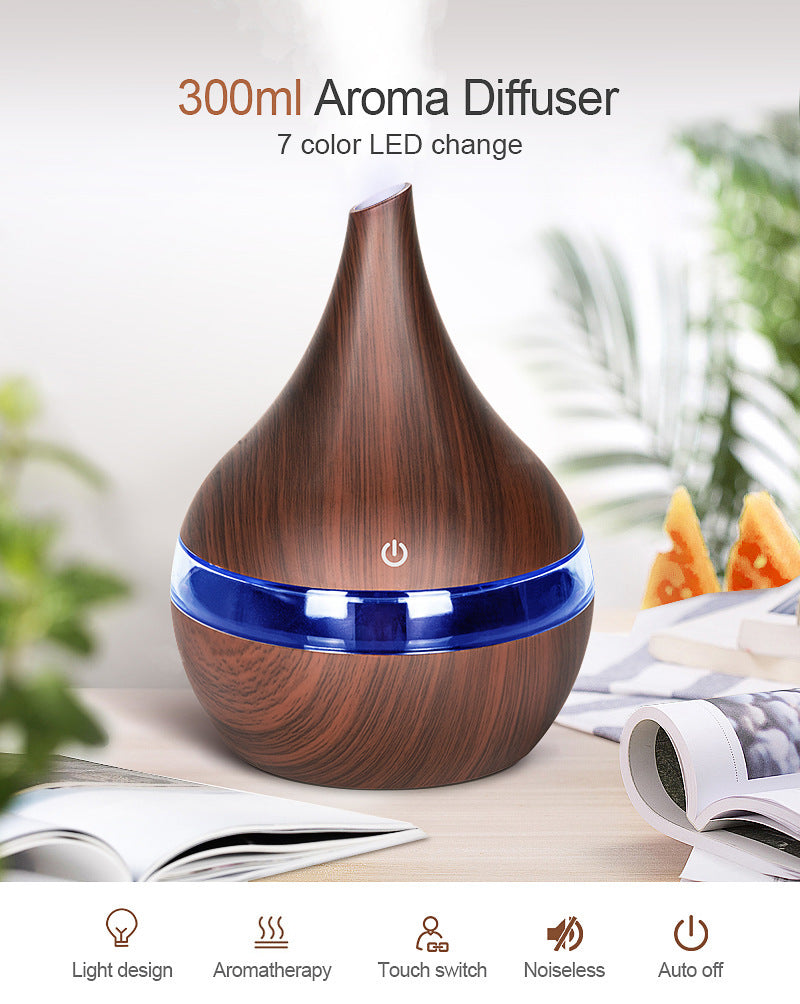 Soothing LED Essential Oil Diffuser for Peaceful Home Vibes