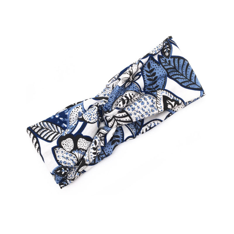 Soft Floral Cross Headband – Cute & Comfortable