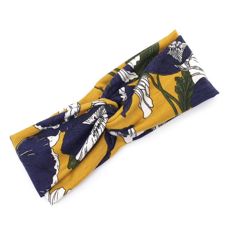 Soft Floral Cross Headband – Cute & Comfortable