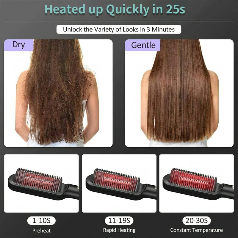 2-in-1 Straightener & Curler – Smooth, Shine, Style Fast!