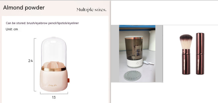 Electric Makeup Brush Cleaner for Fast, Flawless Beauty