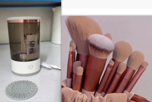 Electric Makeup Brush Cleaner for Fast, Flawless Beauty