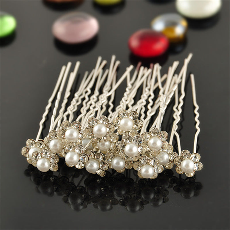Pearl Flower Bridal Hairpins for Elegant Wedding Styles