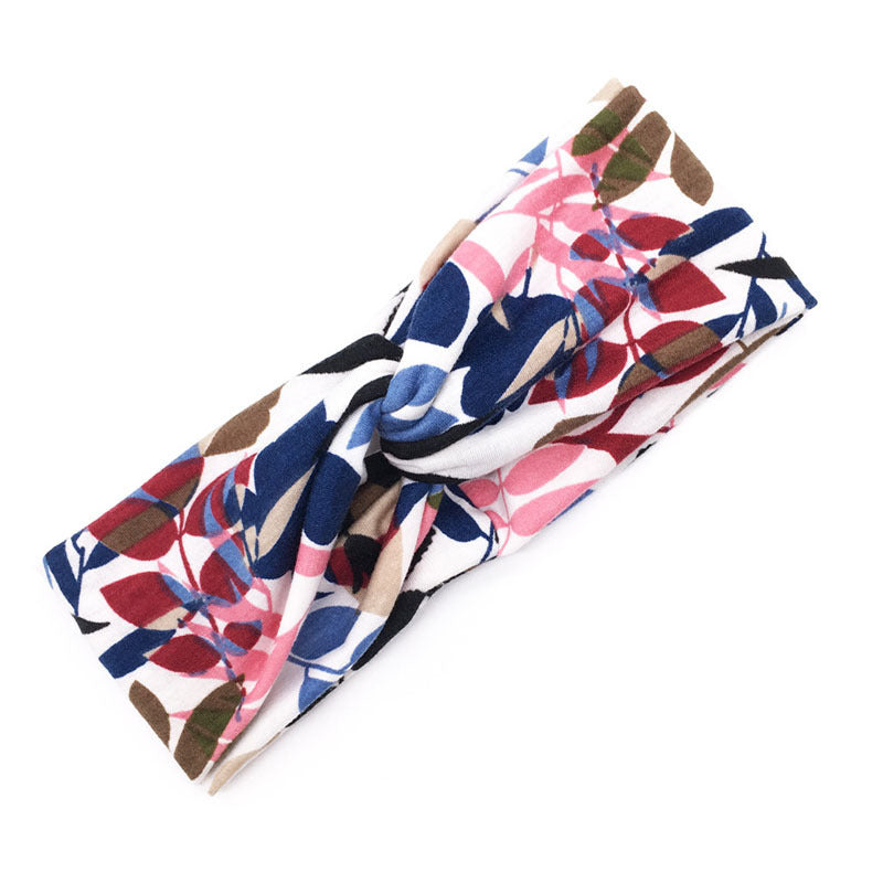 Soft Floral Cross Headband – Cute & Comfortable