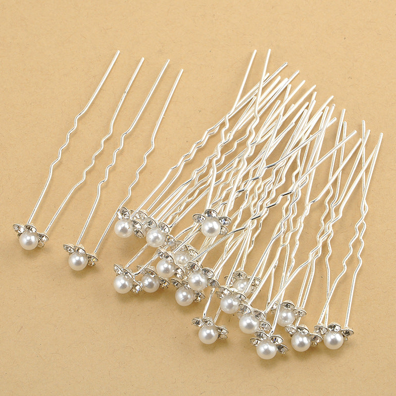 Pearl Flower Bridal Hairpins for Elegant Wedding Styles