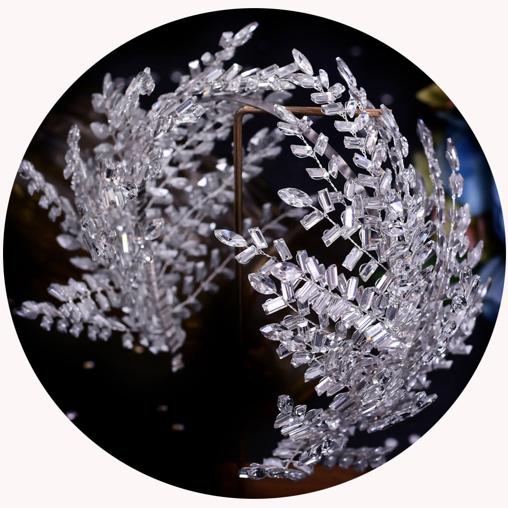Rhinestone Wedding Headband for Elegant Bridal Styling