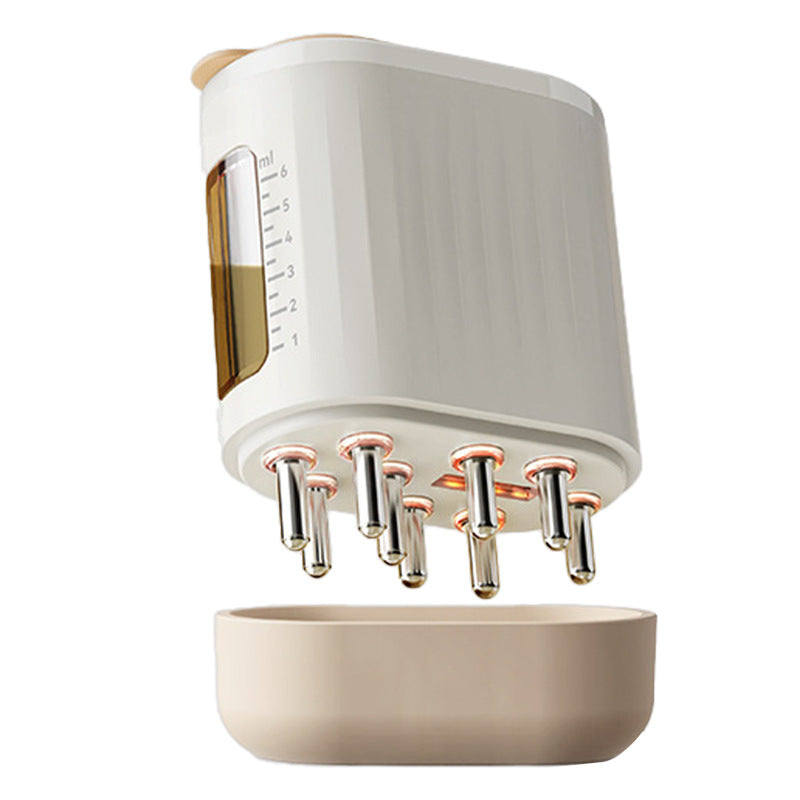 2 In 1 Electric Scalp Massager And Hair Oil Applicator for Hair Growth