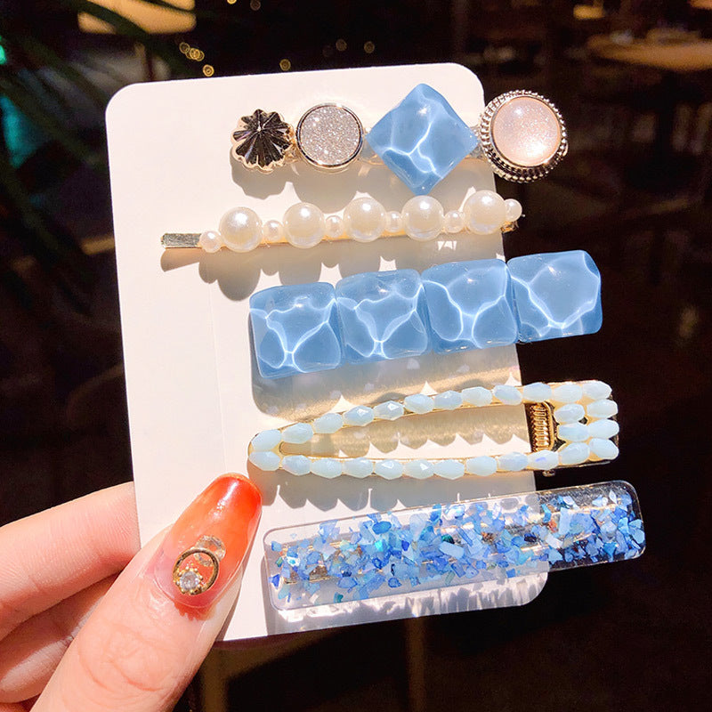 Classic Pearl Clip Set for Soft, Pretty Looks