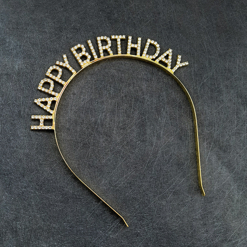 Happy Birthday Internet Celebrity Baking Decoration Cake Crown