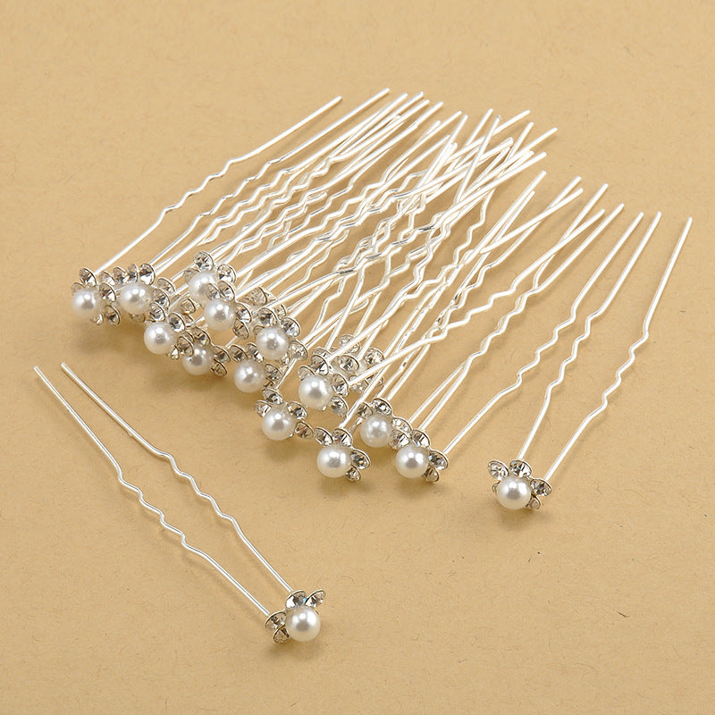 Pearl Flower Bridal Hairpins for Elegant Wedding Styles