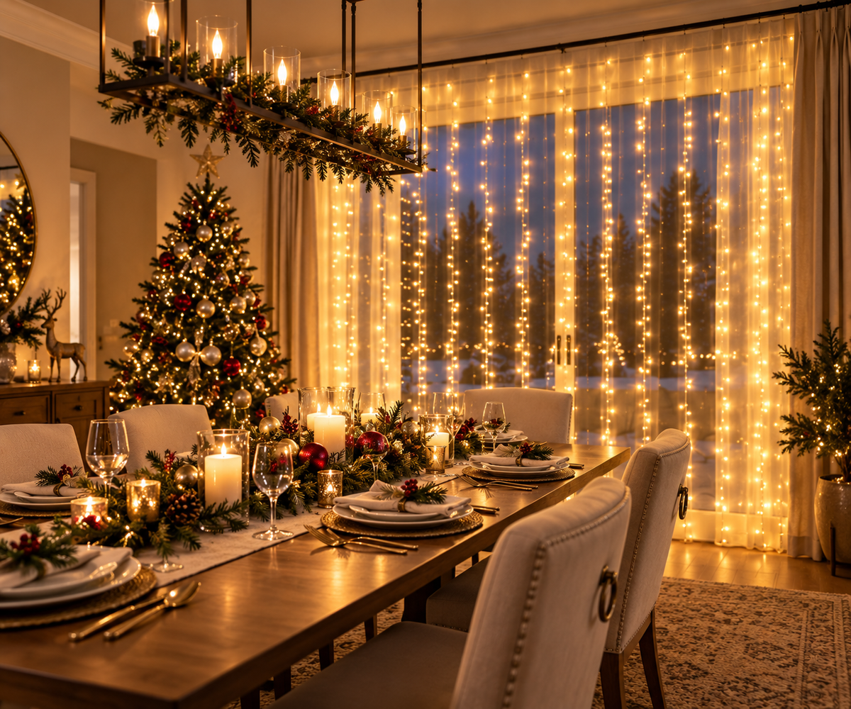 LED Curtain Lights with Remote – 3×3M Window & Party Lights
