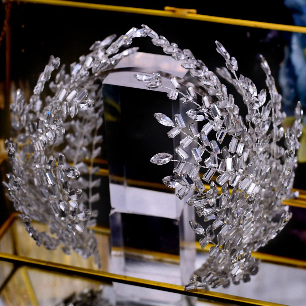 Rhinestone Wedding Headband for Elegant Bridal Styling