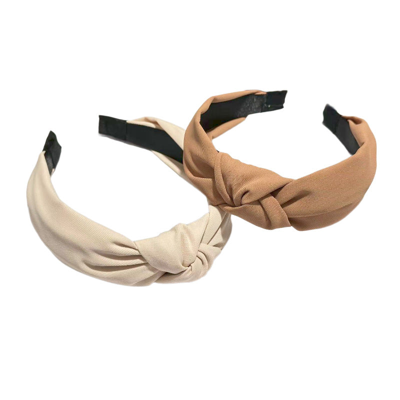Cross-border Headband Hair Accessories Fabric Craft Knotted Headdress