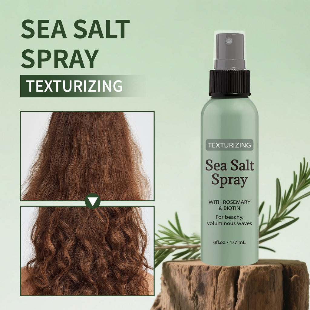 Rosemary Sea Salt Hair Spray for Soft, Fluffy Volume