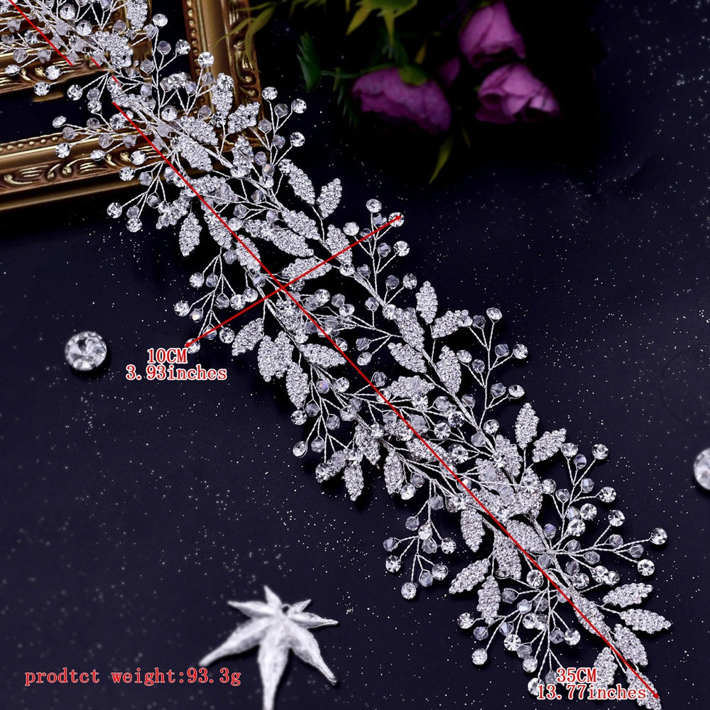 Floral Rhinestone Cutout Hair Accessory