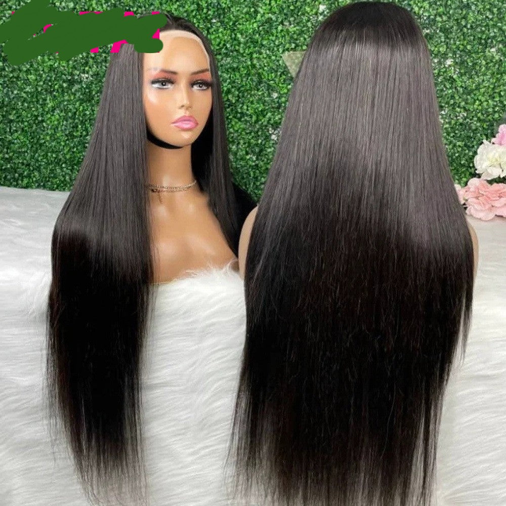 Straight Human Hair Lace Wig – Sleek, Natural Beauty